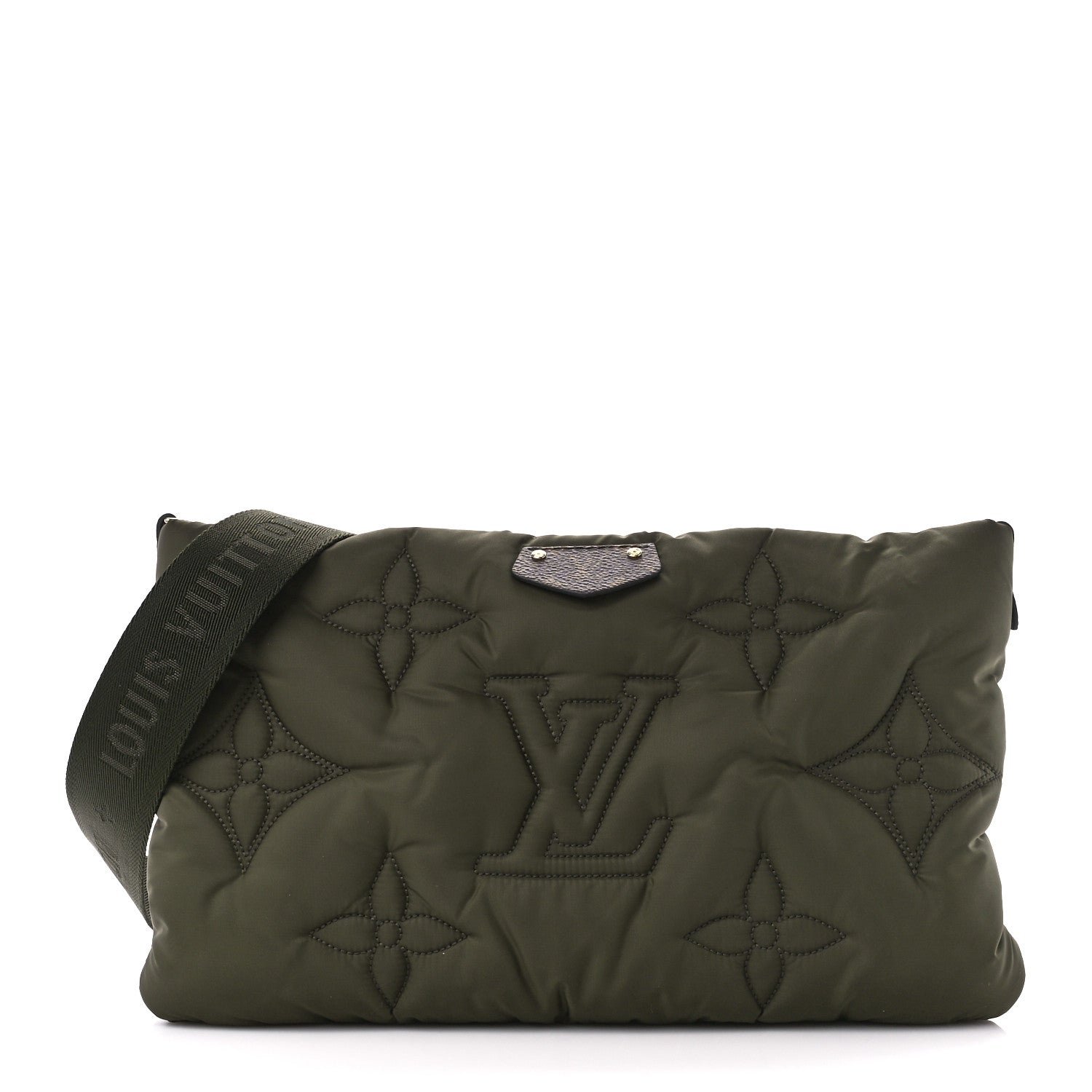 Louis Vuitton Econyl Monogram Pillow Maxi Multi Pochette Accessories Kaki