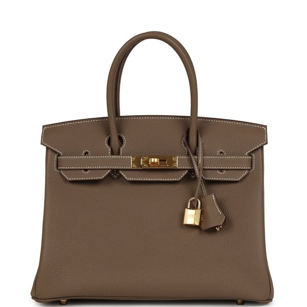 Hermes Birkin 30 Etoupe Togo Gold Hardware