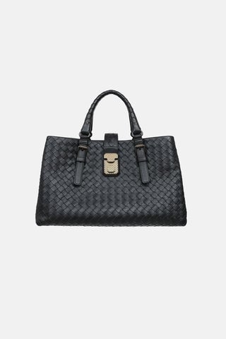 Small Intrecciato Roma  Bag