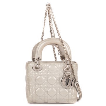 Leather Mini Lady Dior