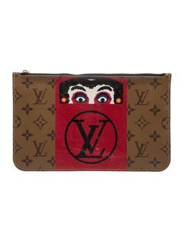 Monogram Reverse Kabuki Neverfull Pouch
