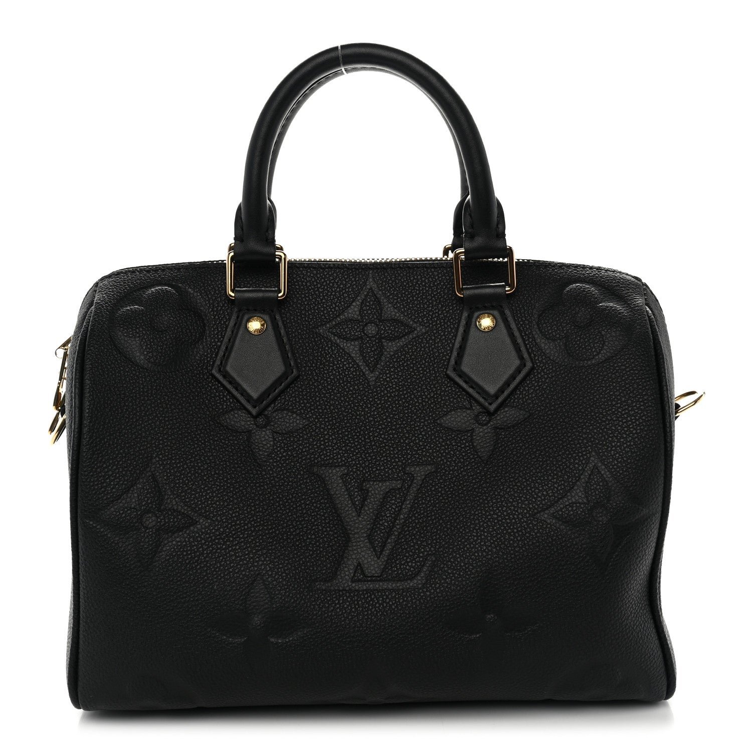 Louis Vuitton Empreinte Monogram Giant Speedy Bandouliere 25 Black
