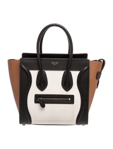 Celine Leather Luggage Mini