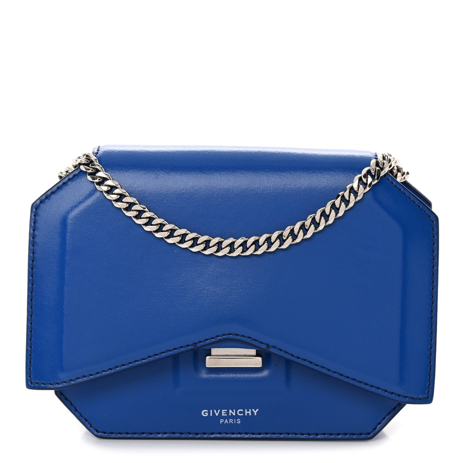 Givenchy Calfskin Bow Cut Chain Wallet