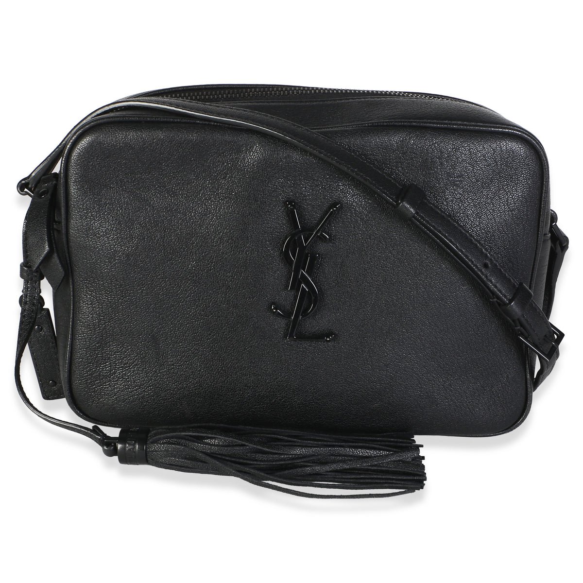 Black Calfskin Monogram Lou Camera Bag