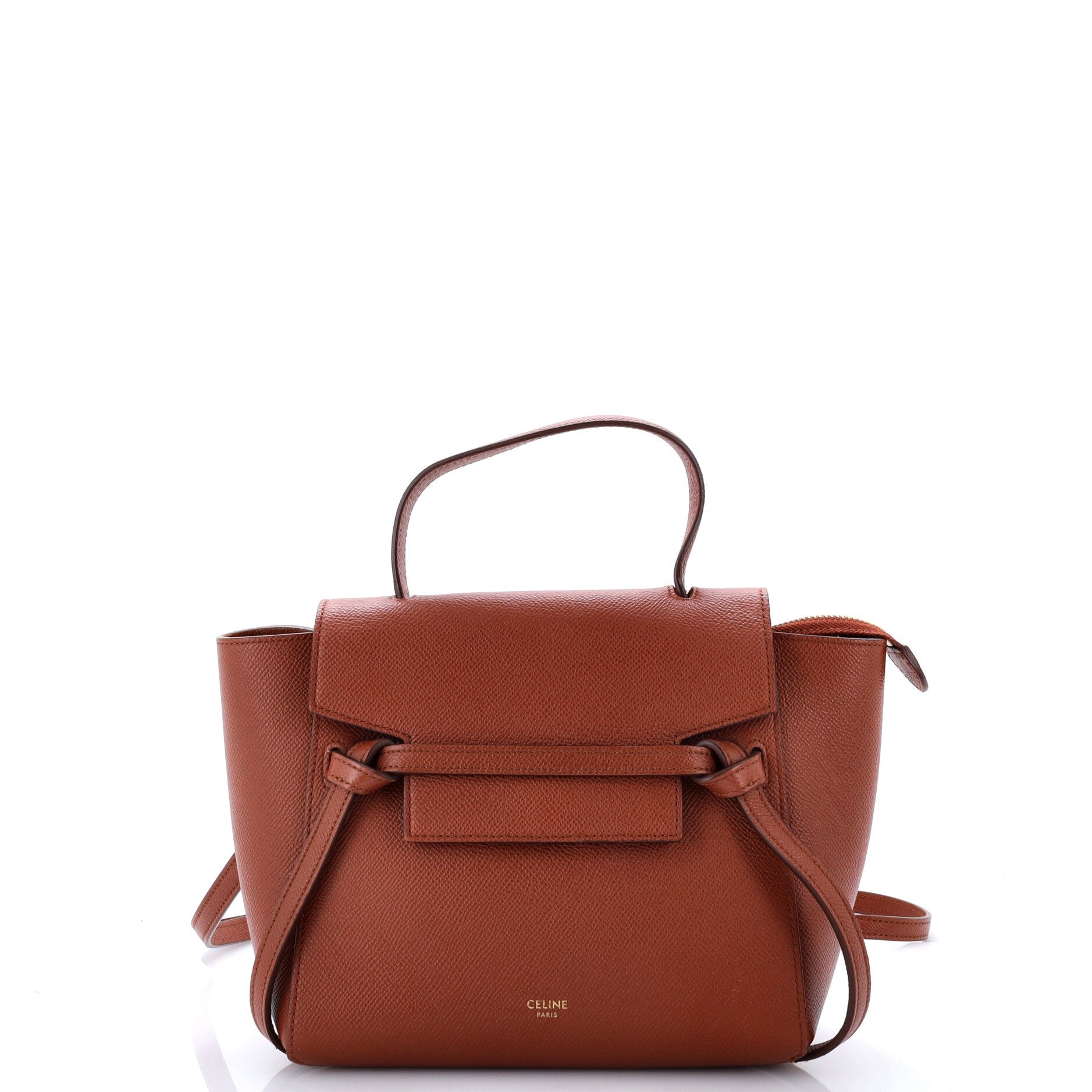 Belt Bag Textured Leather Nano