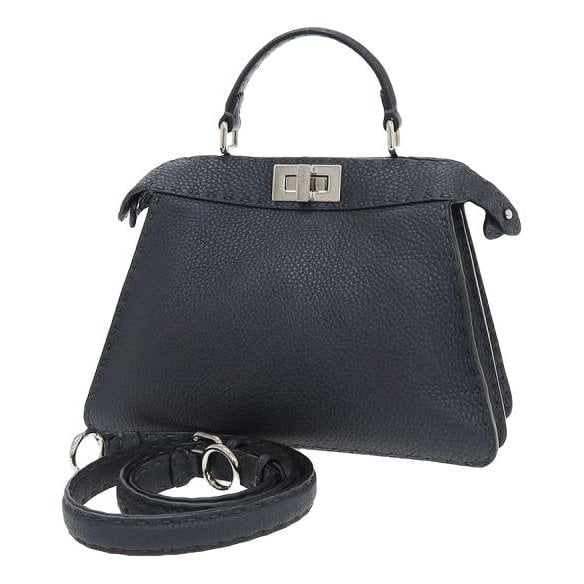 Peekaboo leather handbag