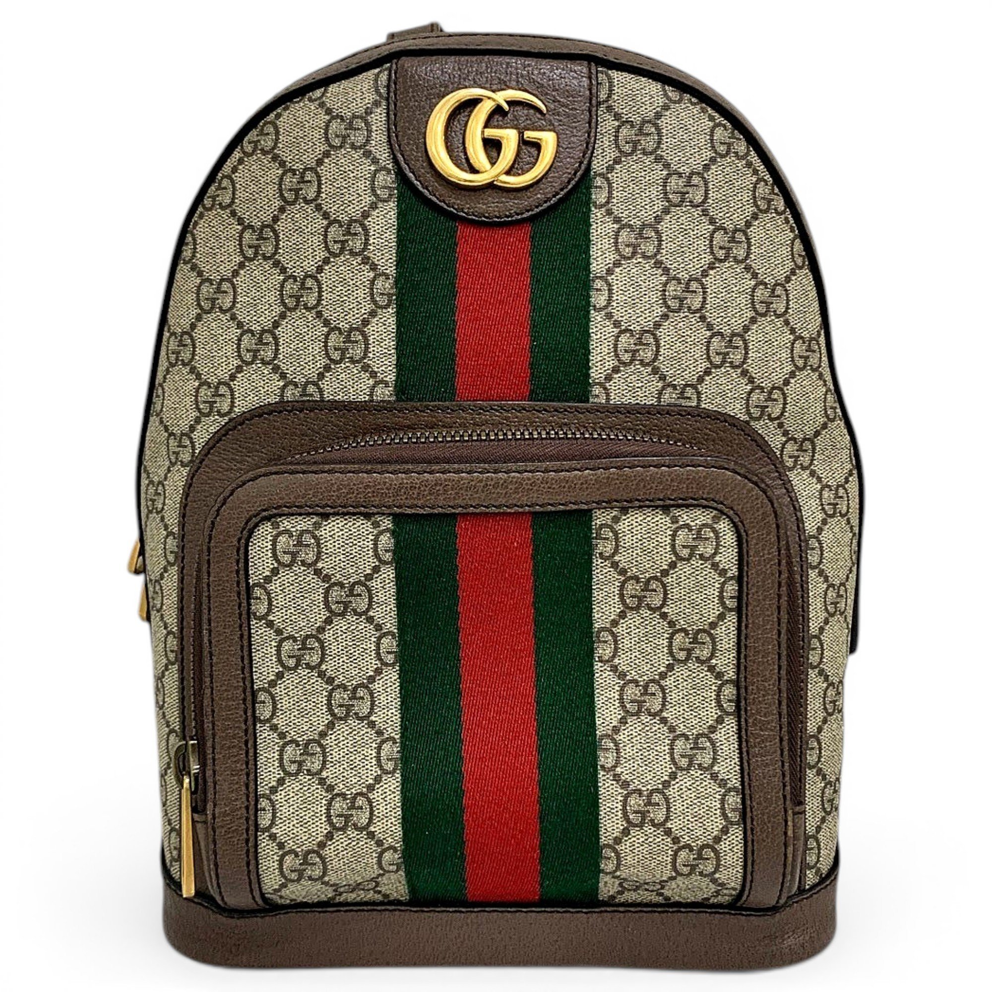 Leather backpack