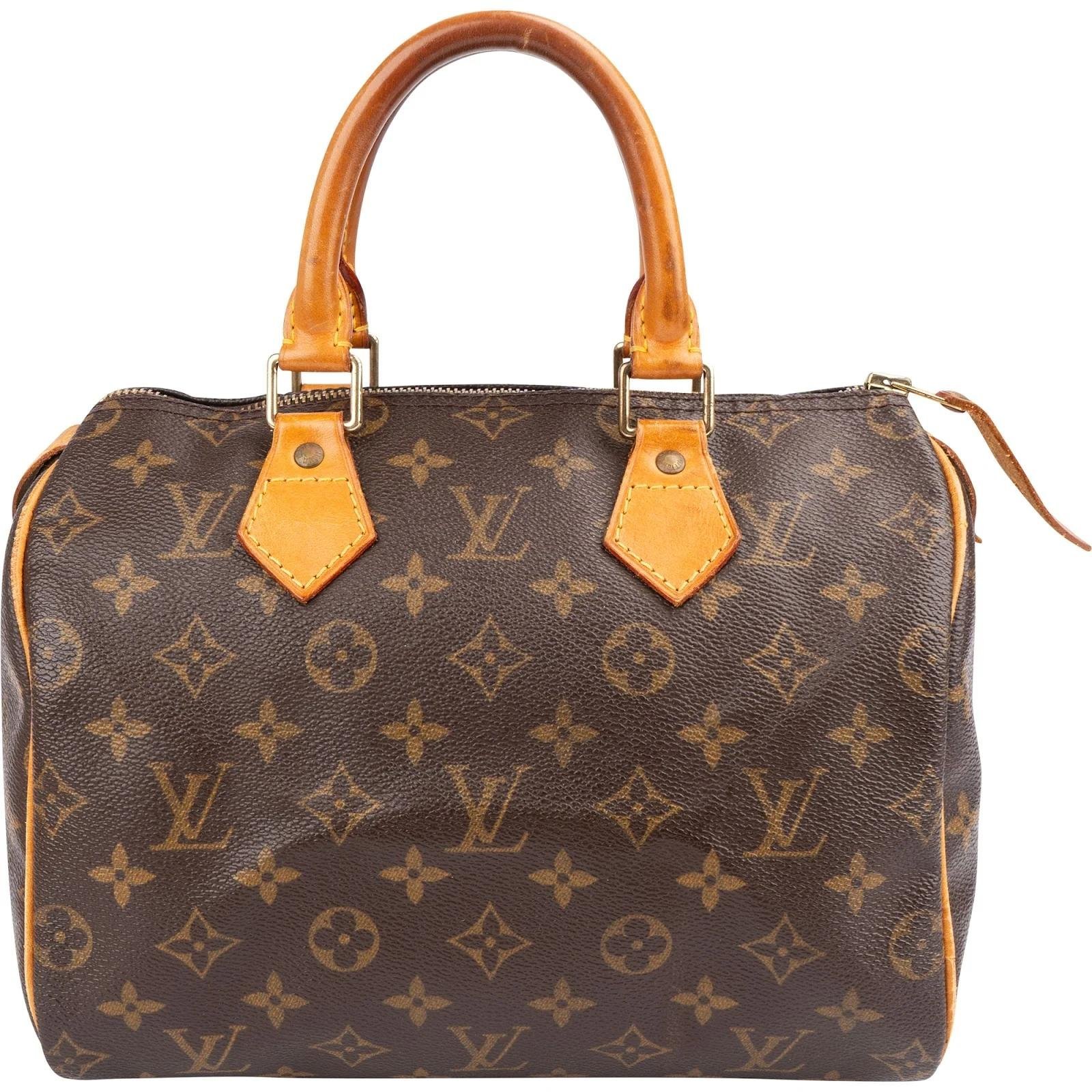 Speedy leather handbag