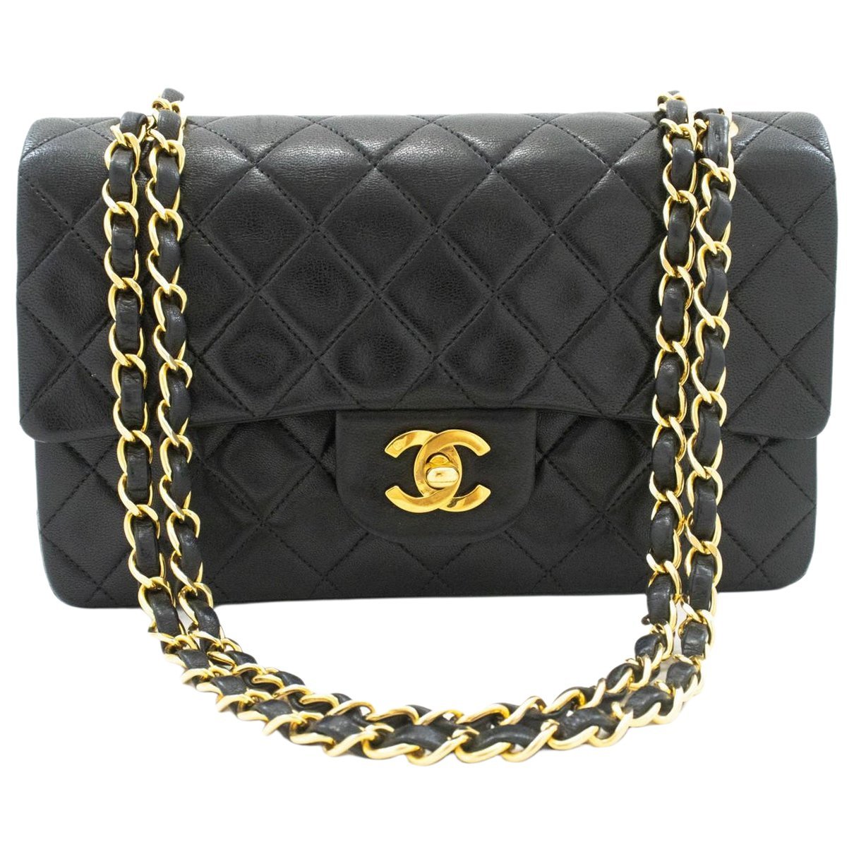 Trendy CC Flap leather handbag