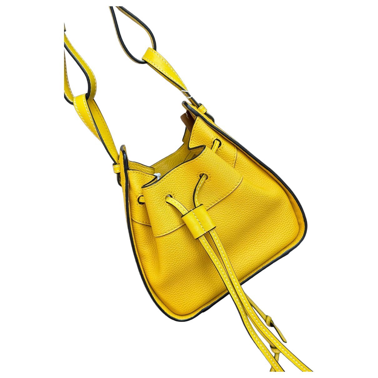 Hammock leather handbag
