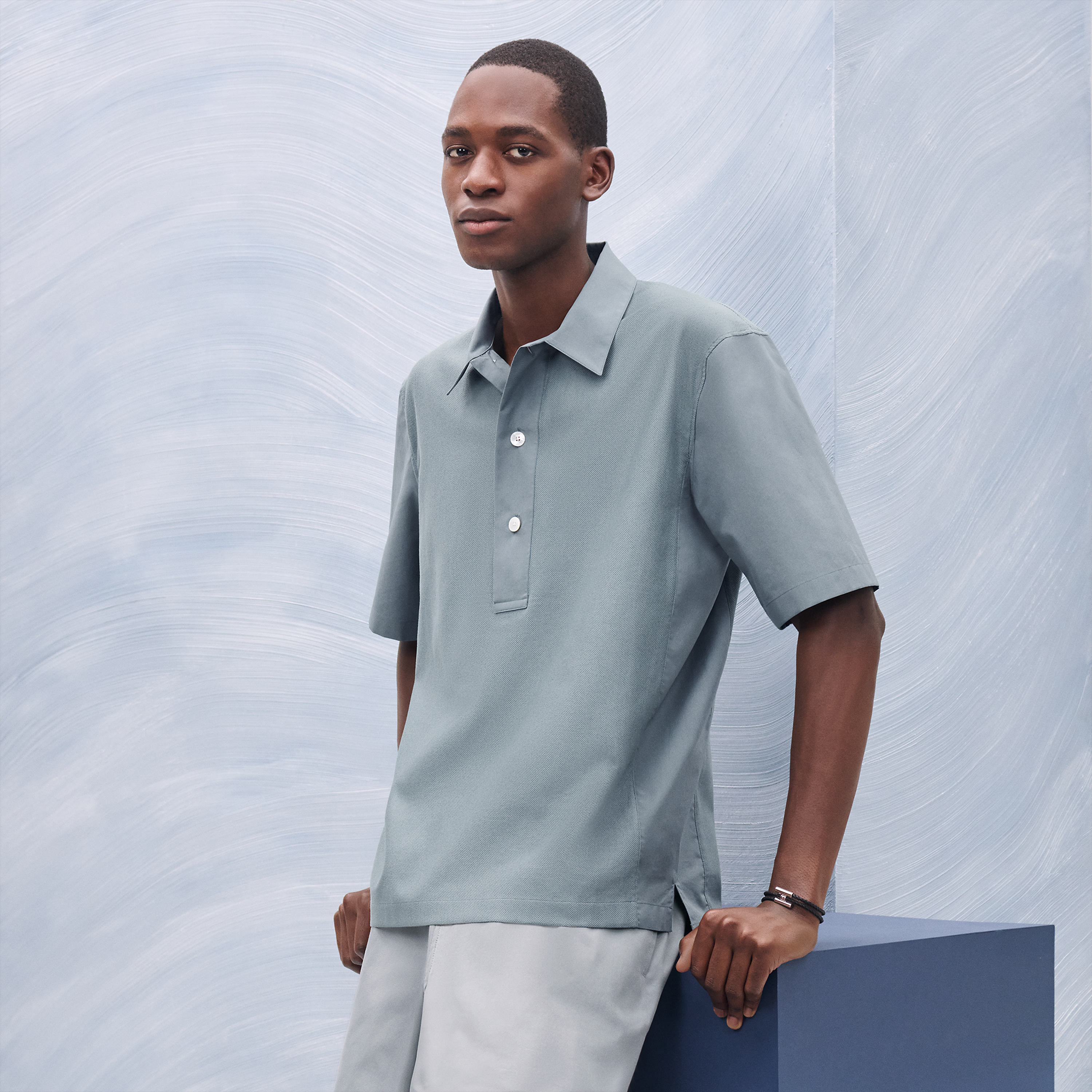 Short-sleeve polo shirt
