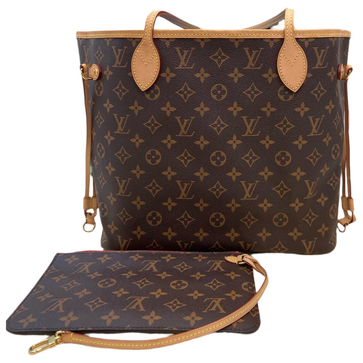Neverfull leather handbag