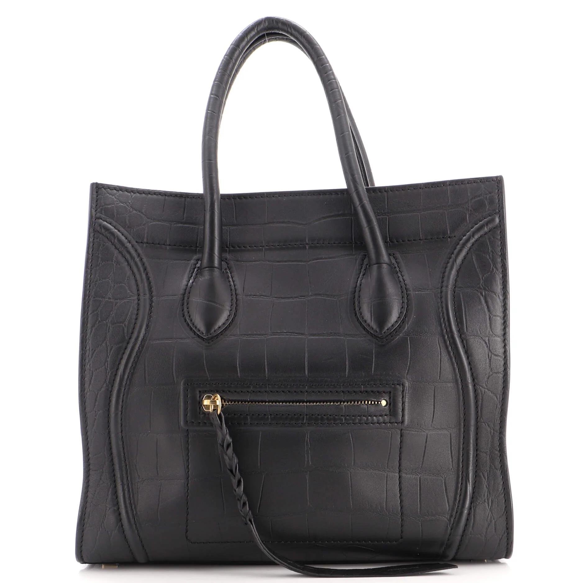 Leather tote