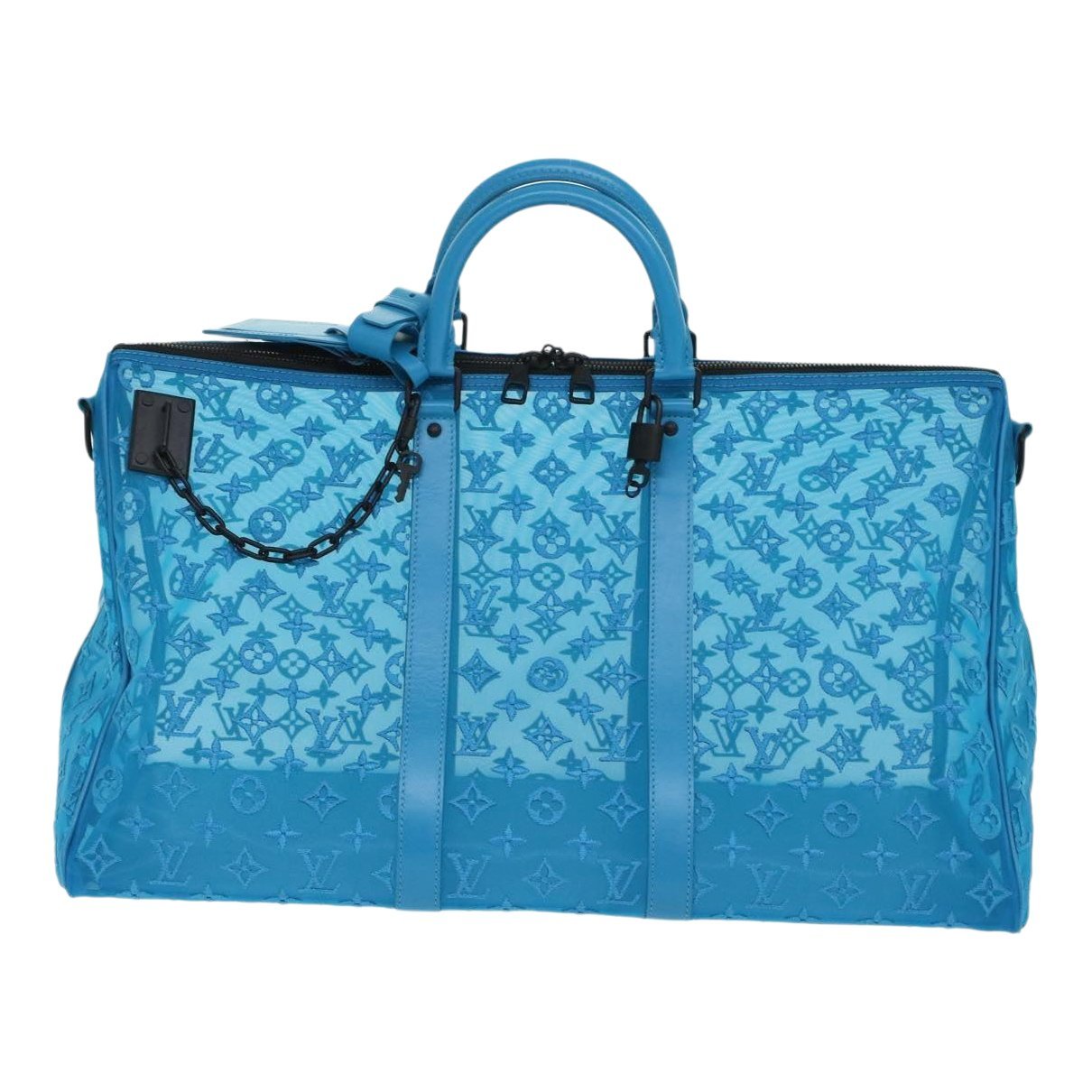 Keepall leather travel bag
