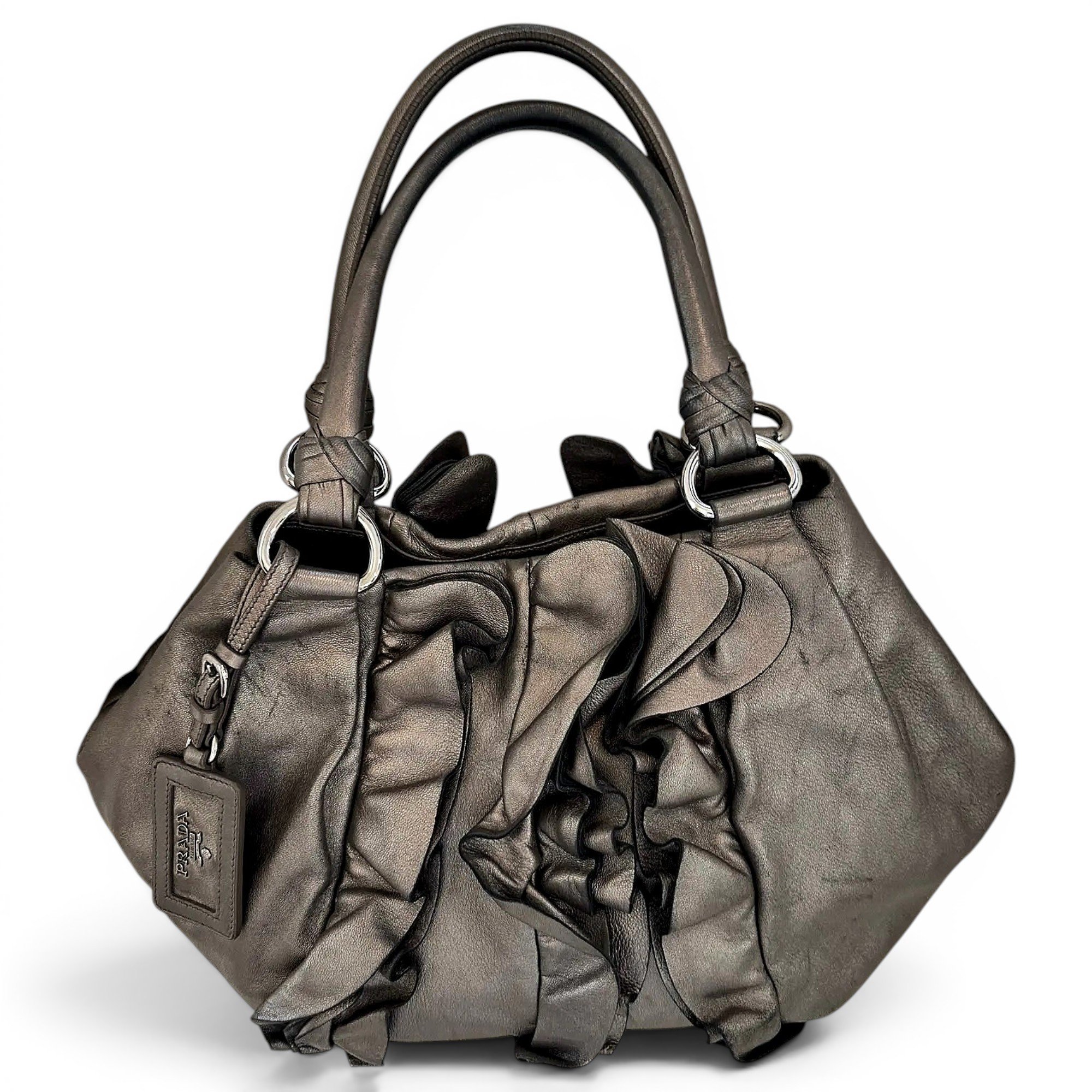 Leather handbag