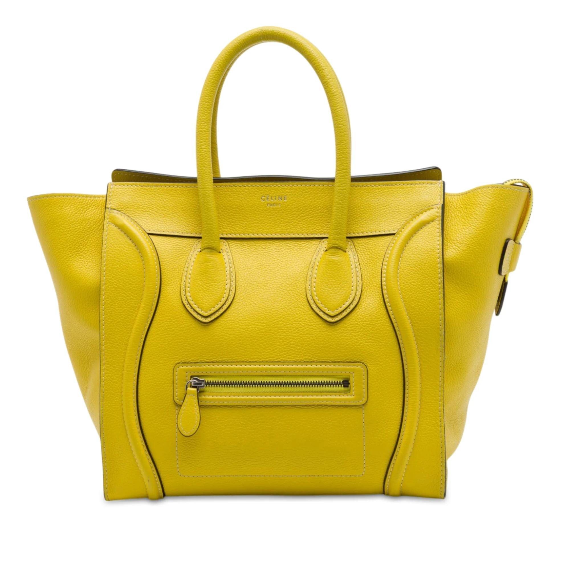Luggage pony-style calfskin handbag