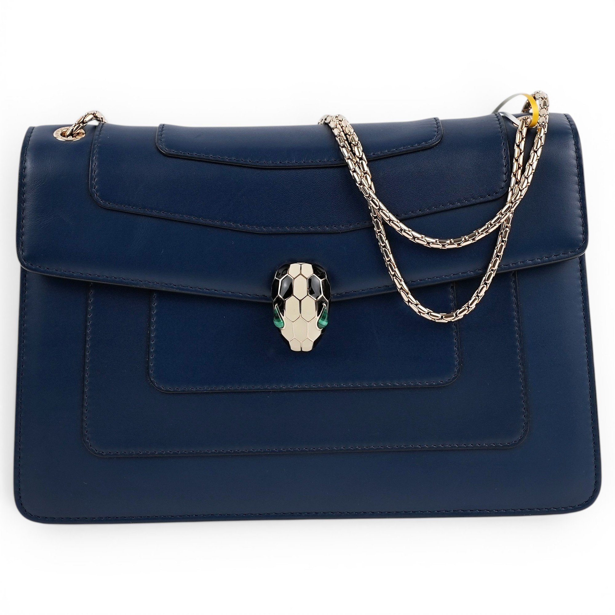 Bvlgari Serpenti leather handbag