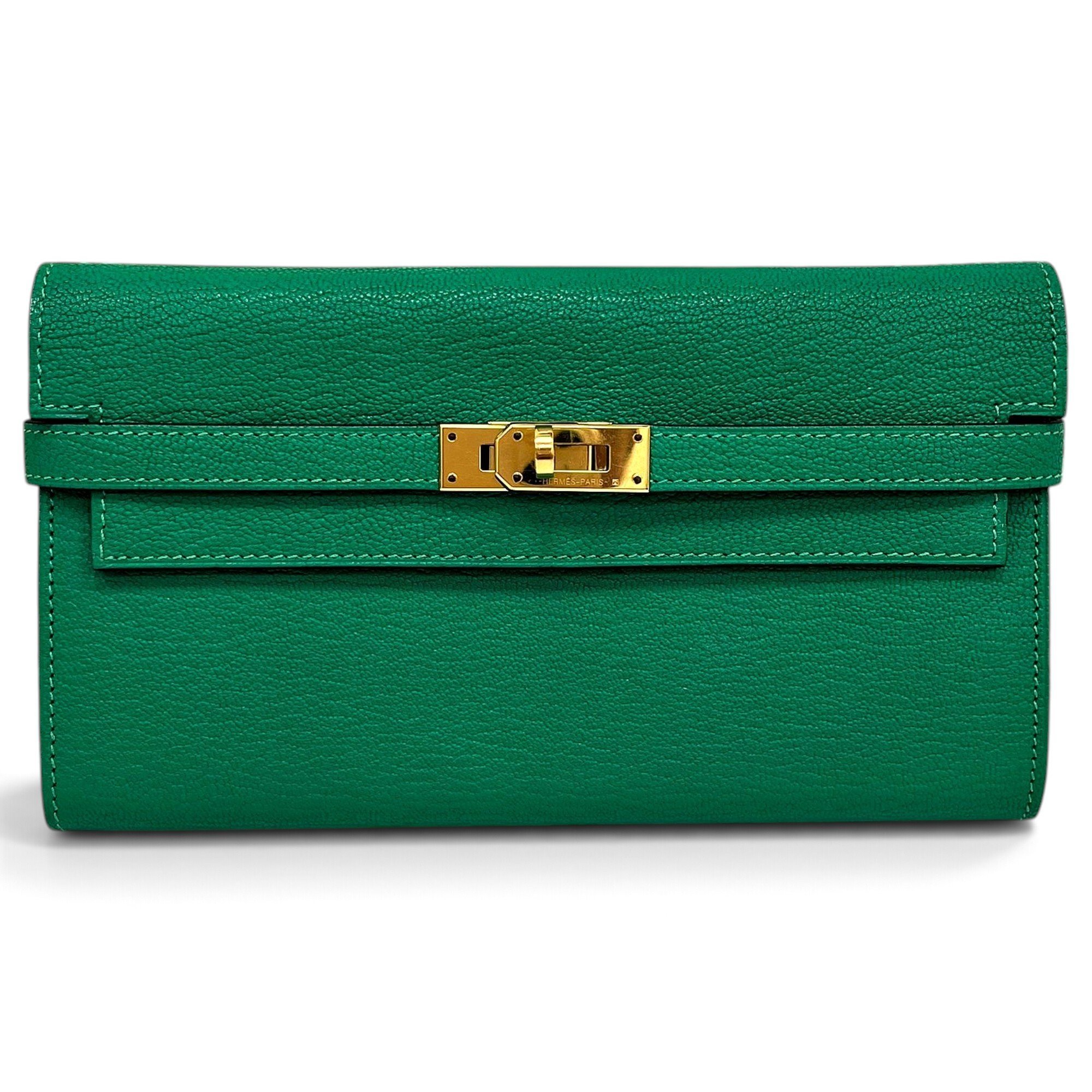 Kelly to go leather clutch bag