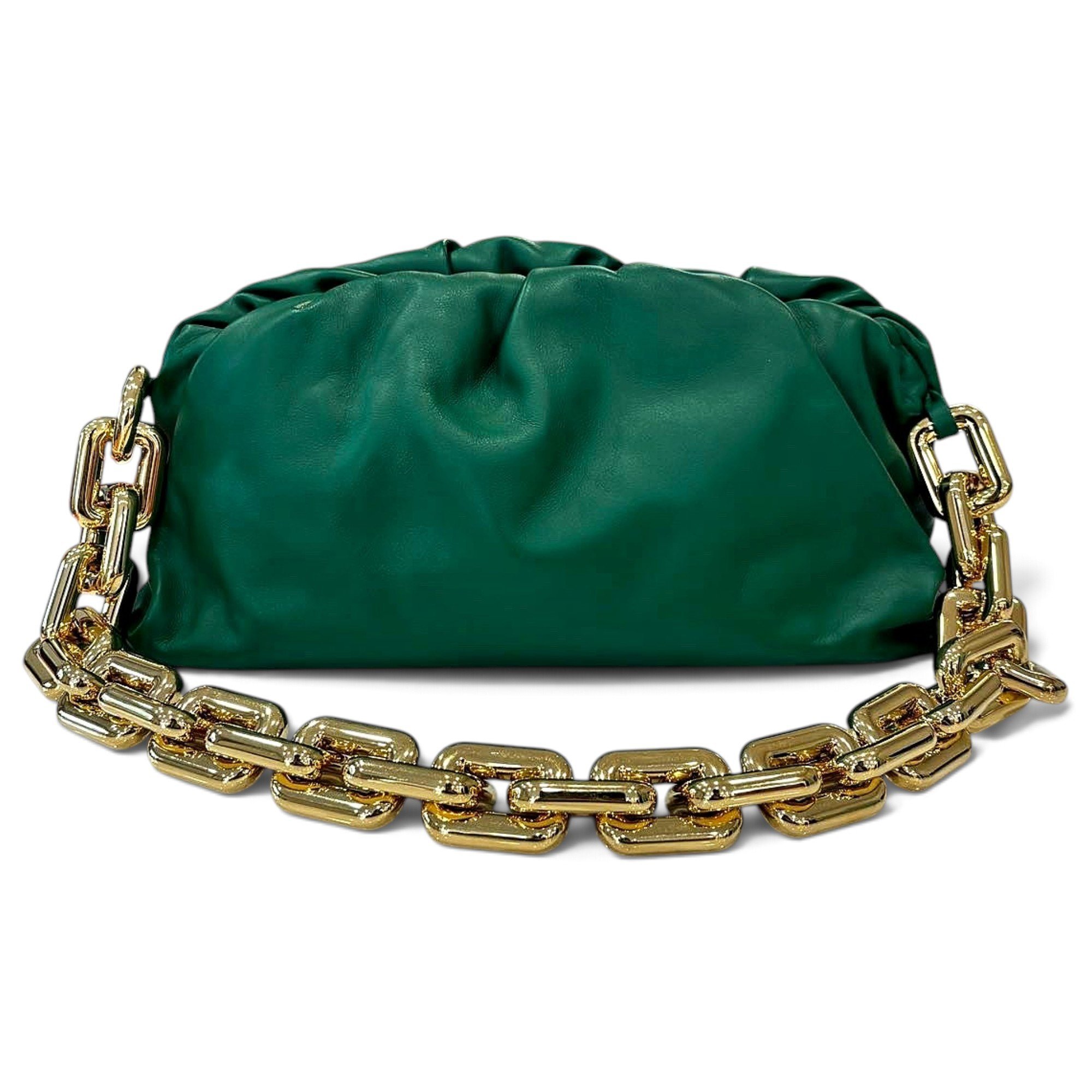 Chain Pouch leather handbag
