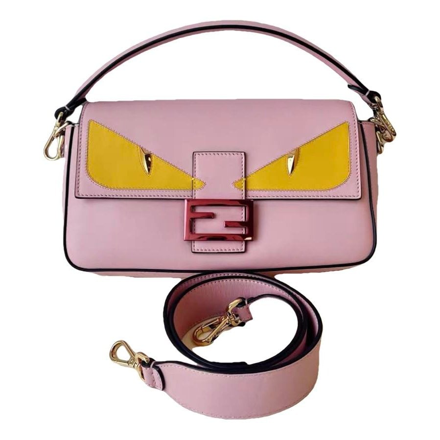 Baguette leather handbag