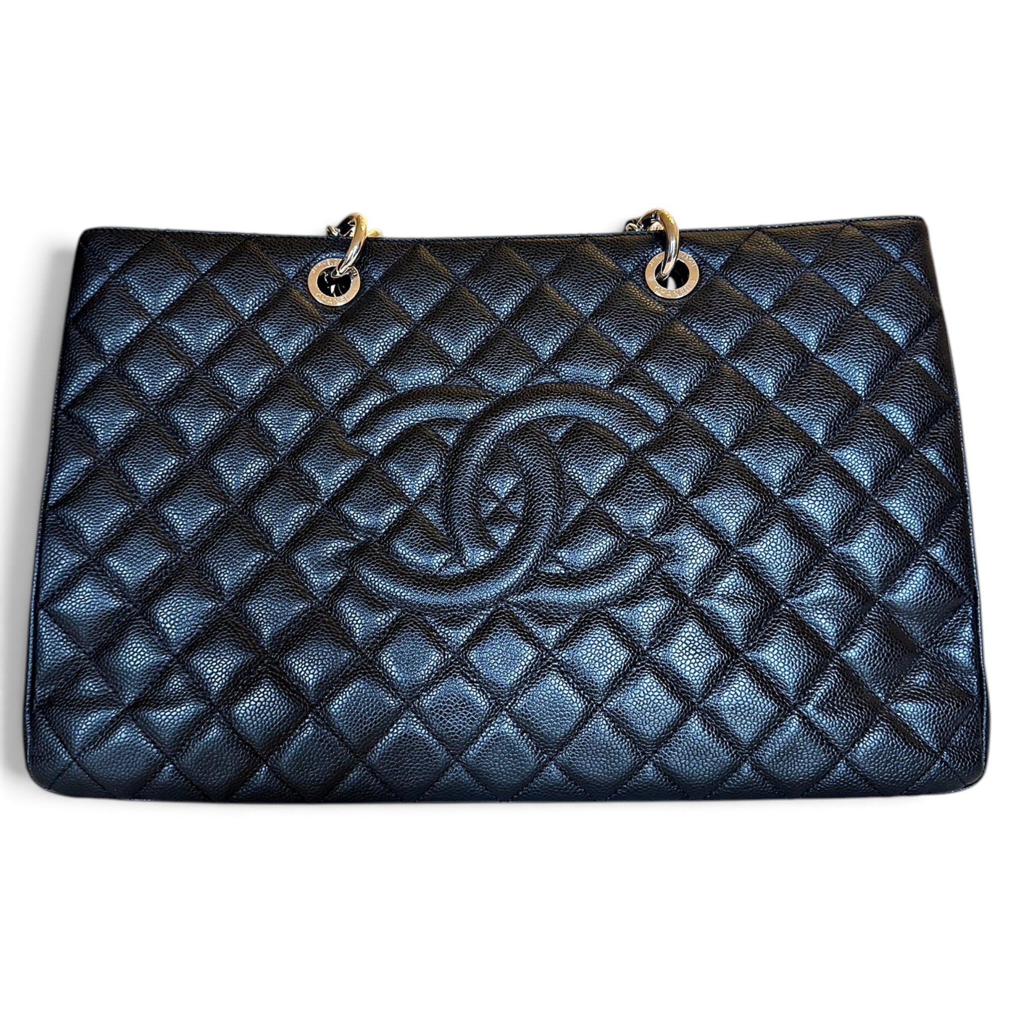 Grand shopping leather tote