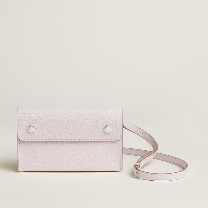 Mauve Pâle Hermèsnap Wallet