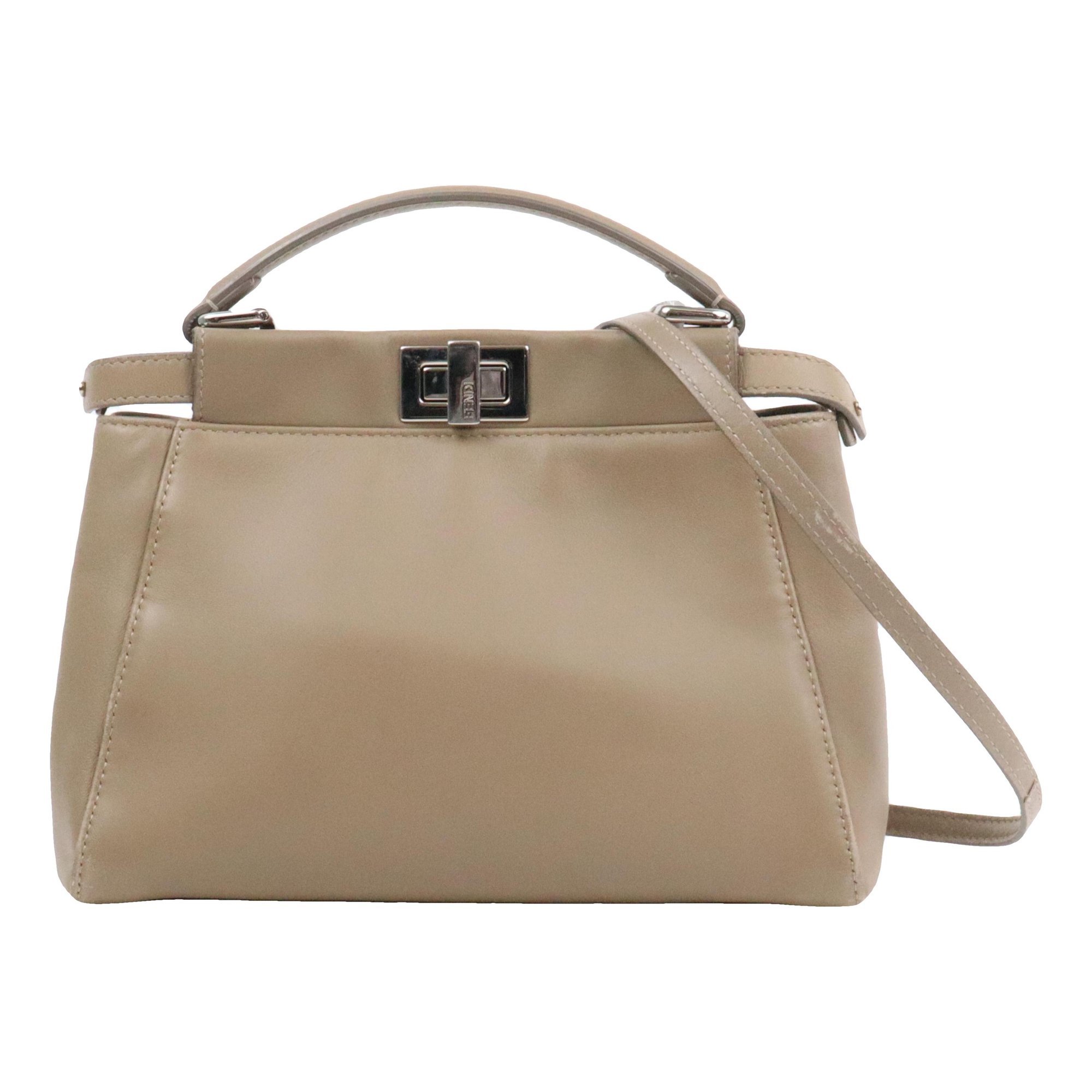 Peekaboo leather handbag