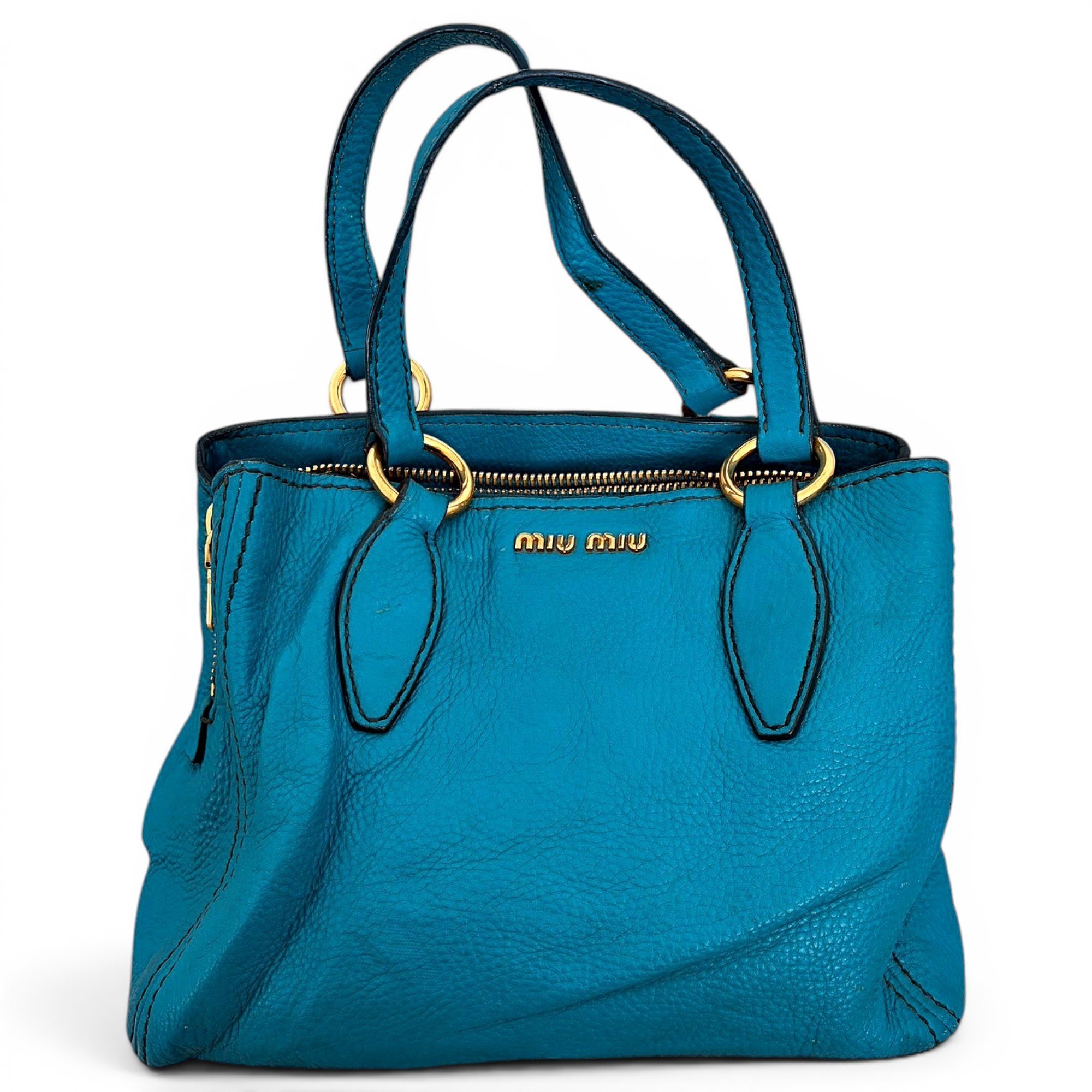 Bow bag leather handbag
