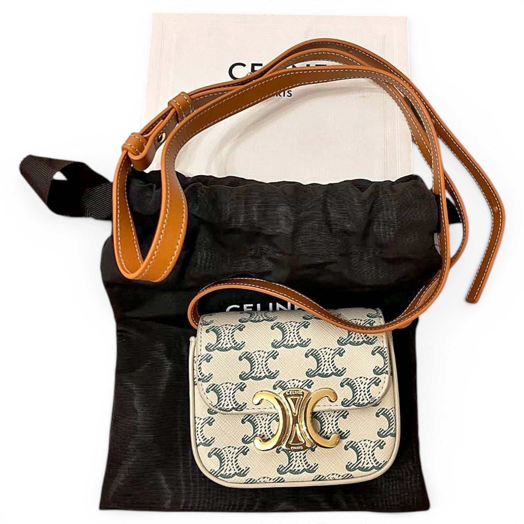 Leather clutch bag