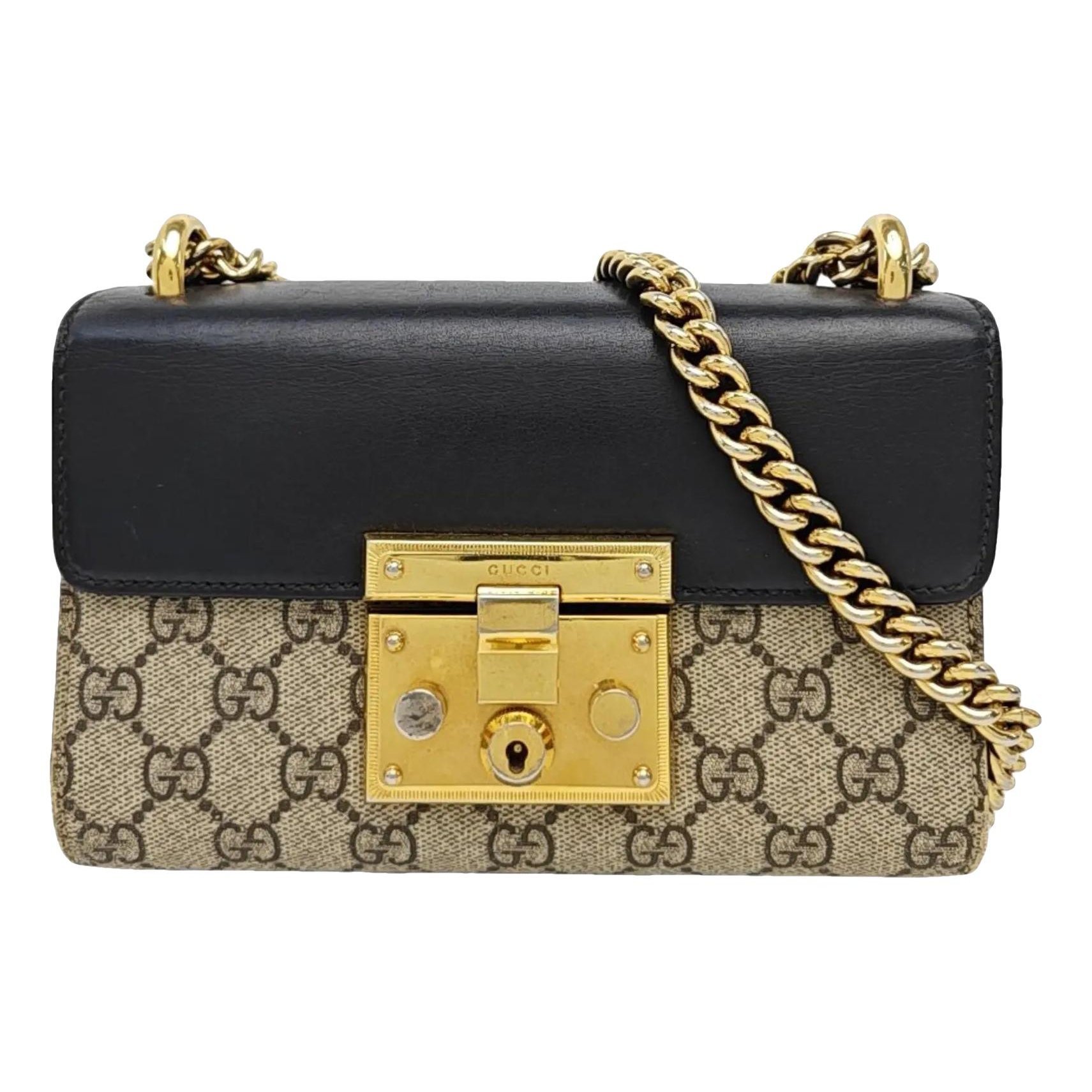 Padlock cloth handbag