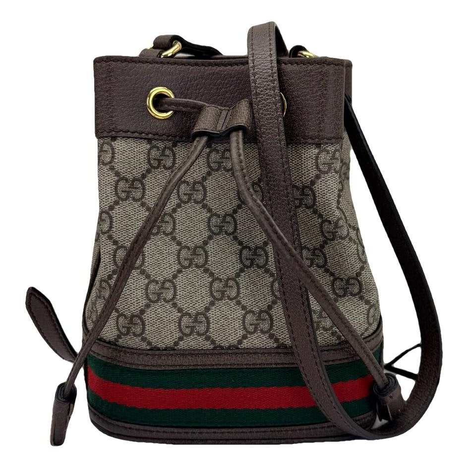 Ophidia Bucket leather handbag