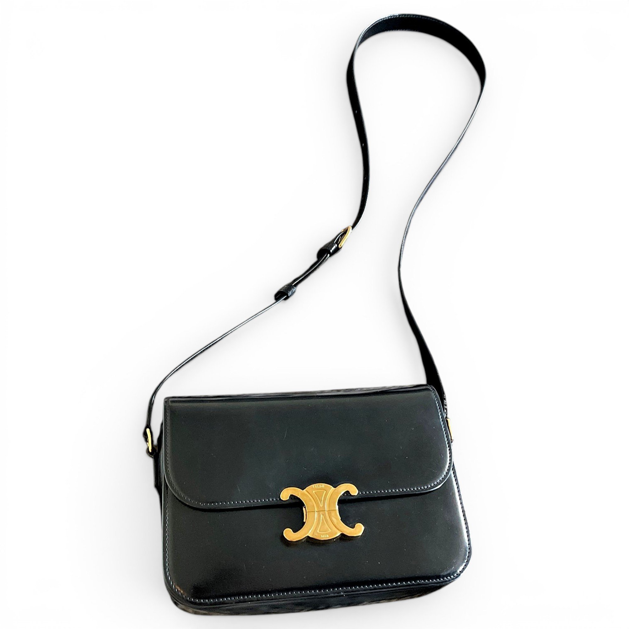 Triomphe leather handbag