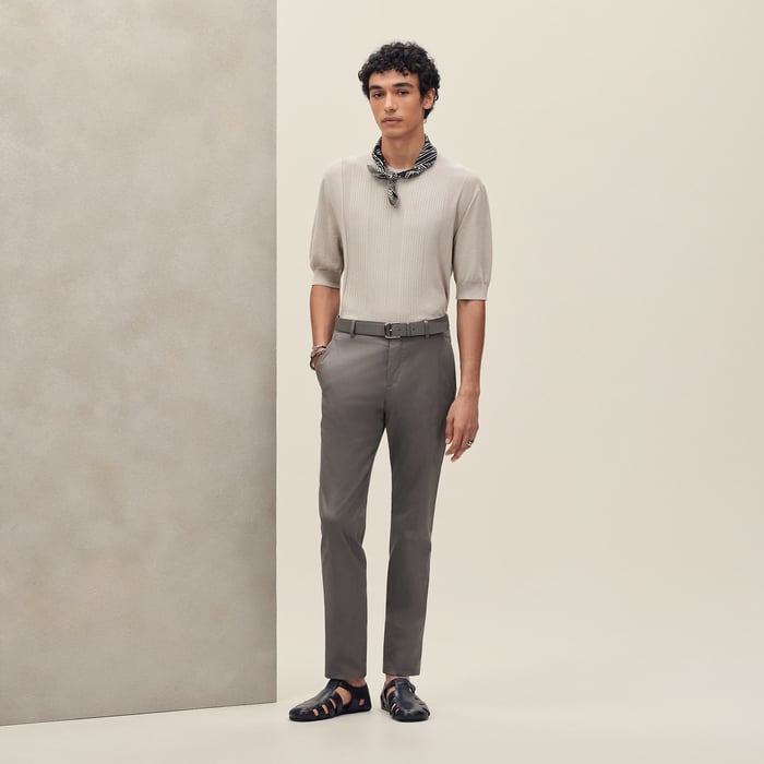 Gris Éléphant Saint Germain Fitted Pants