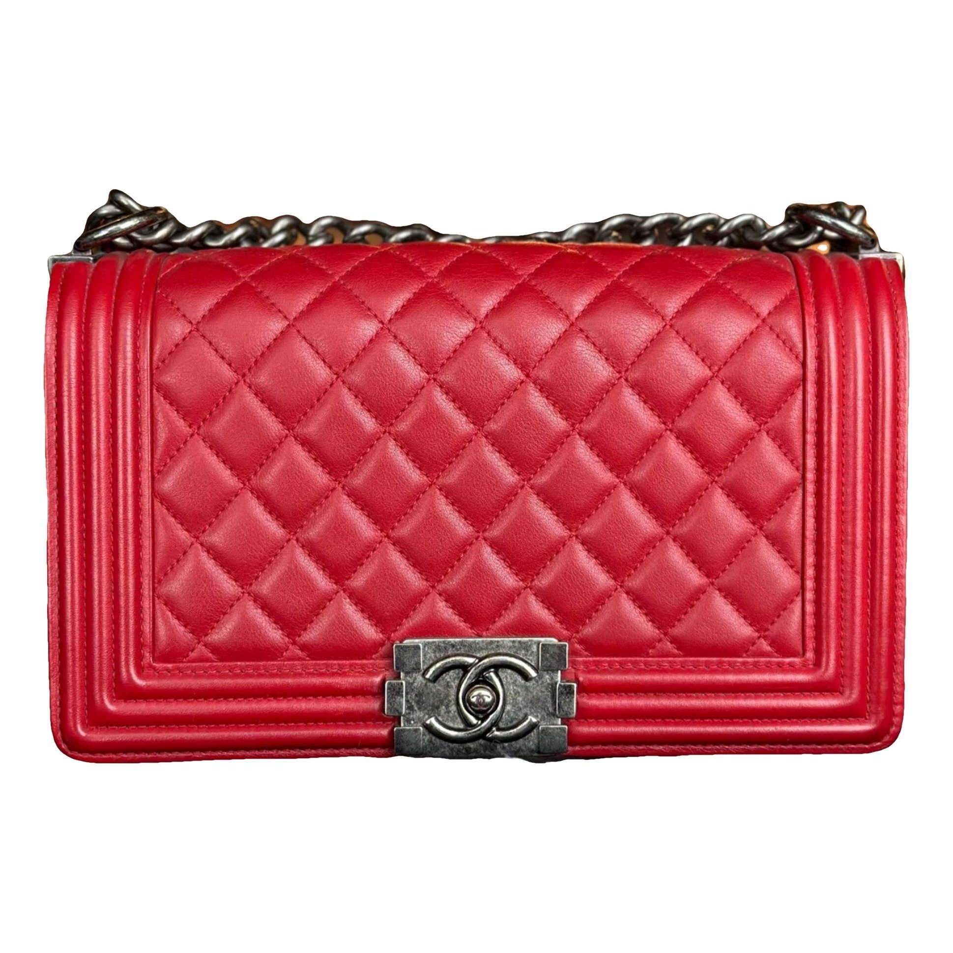 Boy leather crossbody bag