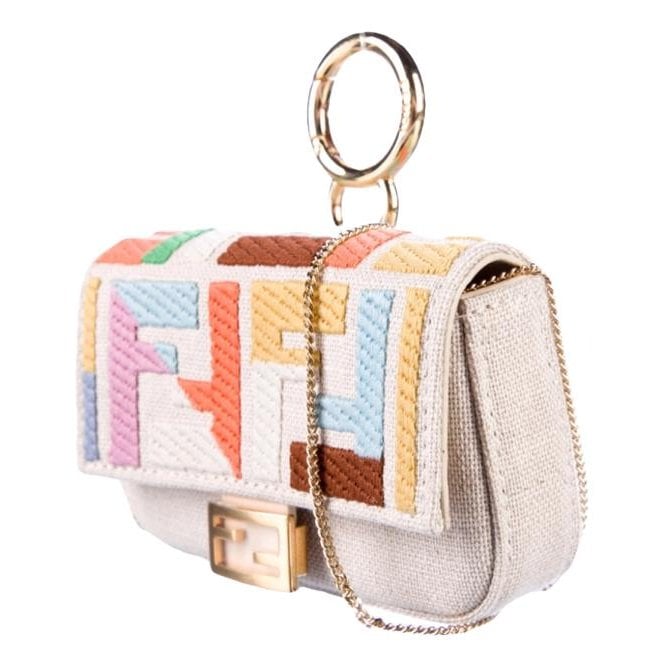 Linen mini bag