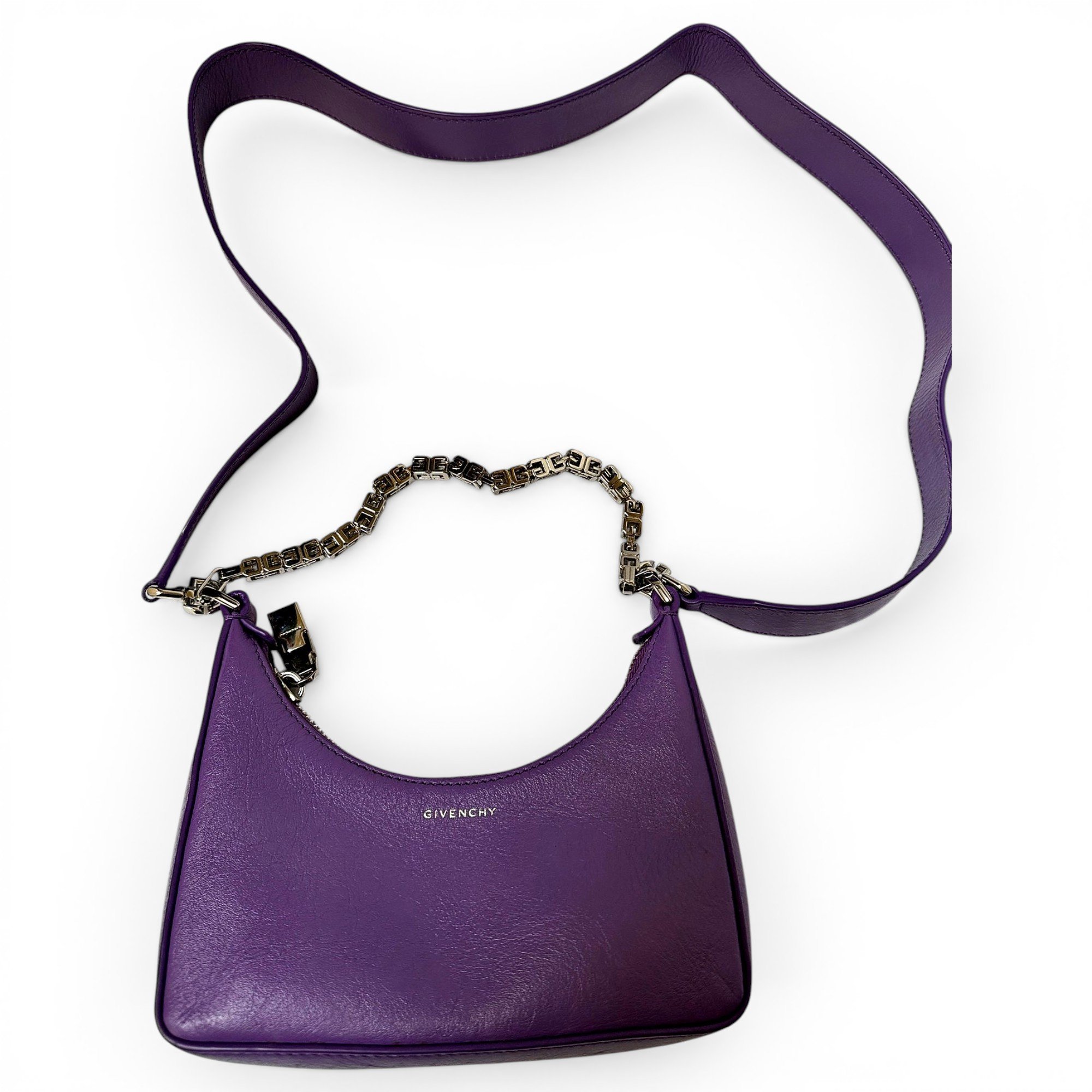 Moon Cut Out leather crossbody bag