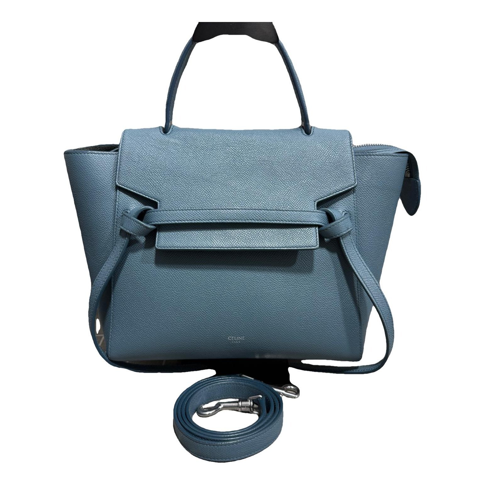 Belt leather handbag