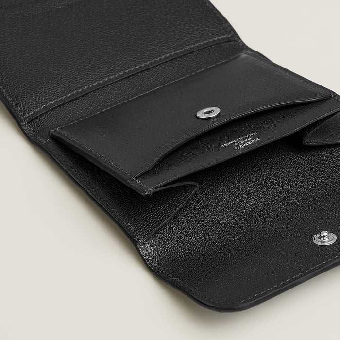 Noir Iliade Compact Card Holder