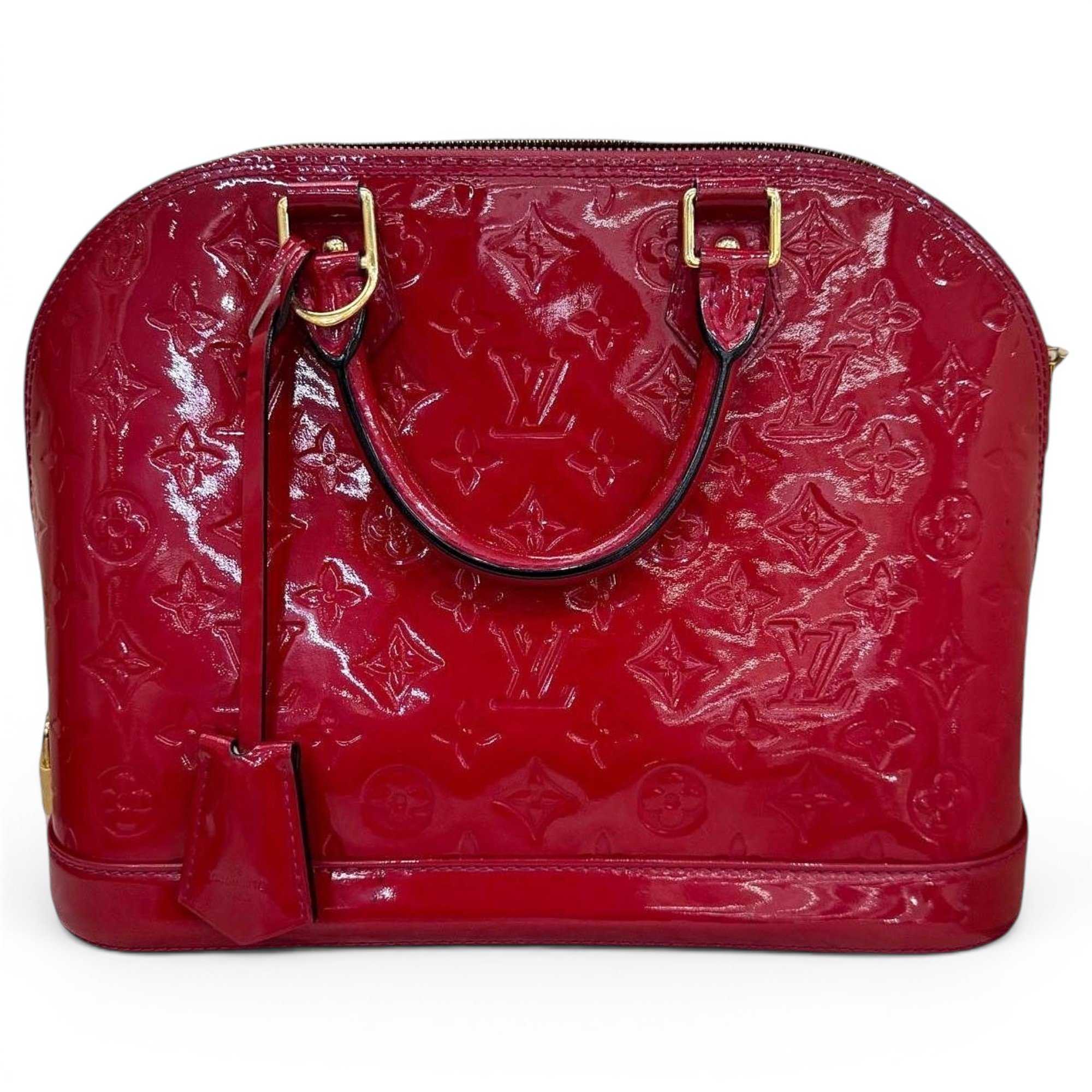 Alma BB patent leather handbag