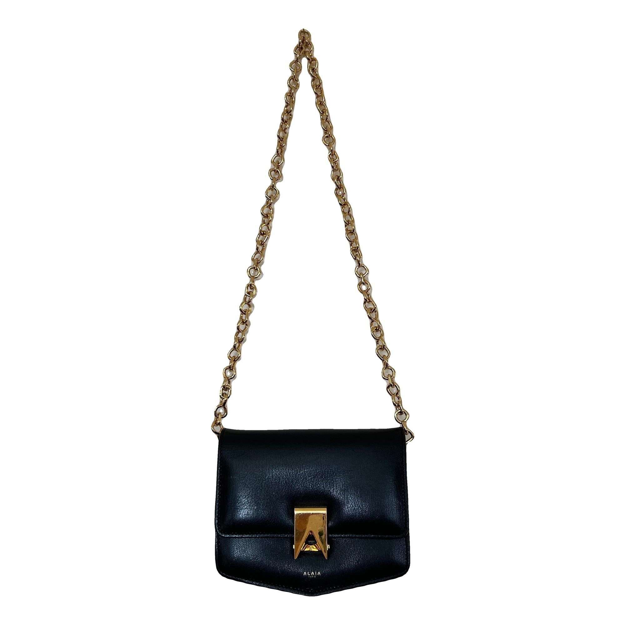Alaia Le Papa leather crossbody bag