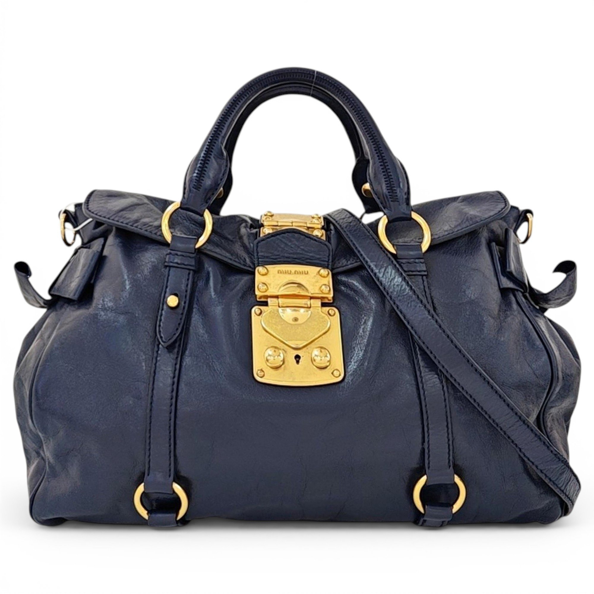 Leather handbag