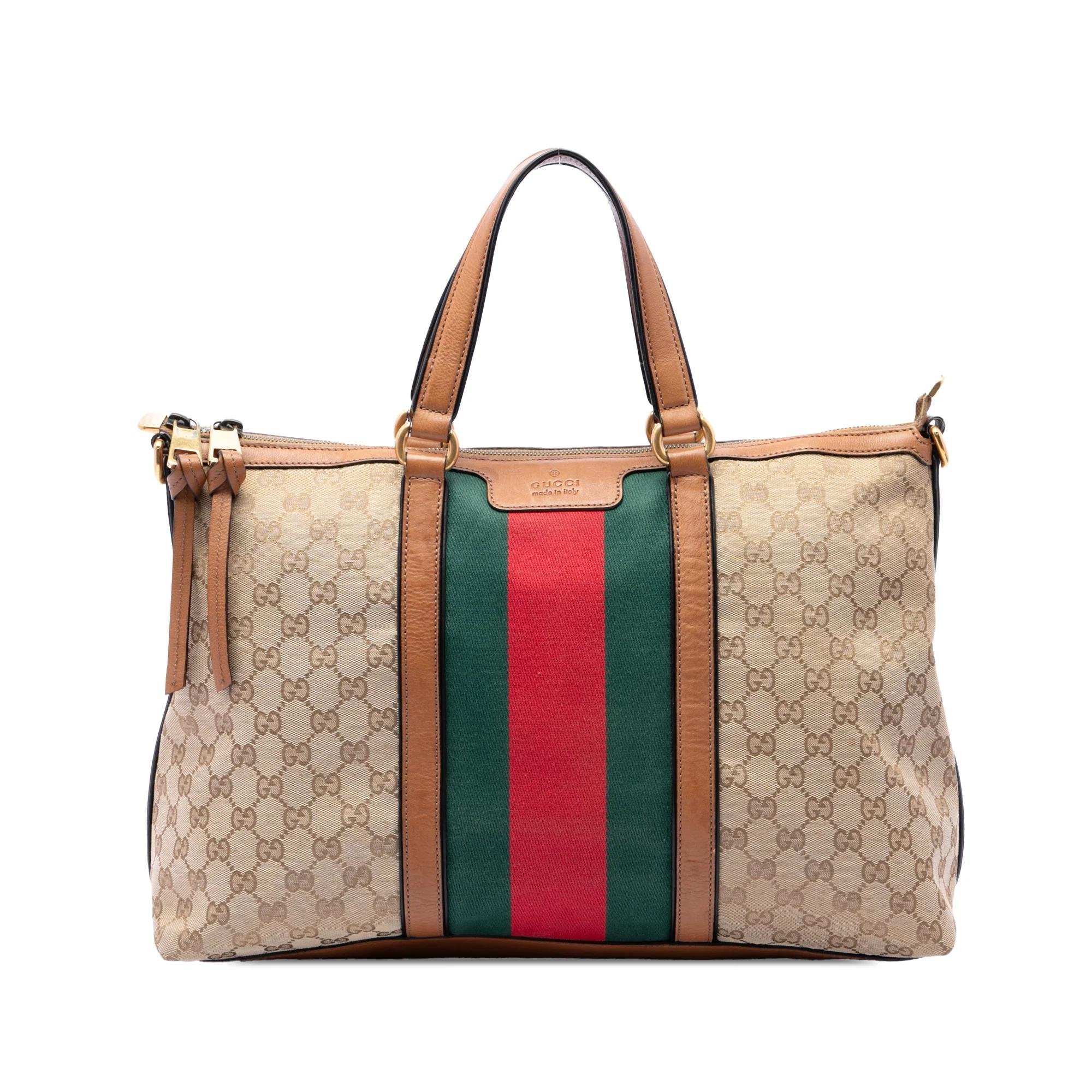 Gucci B leather handbag