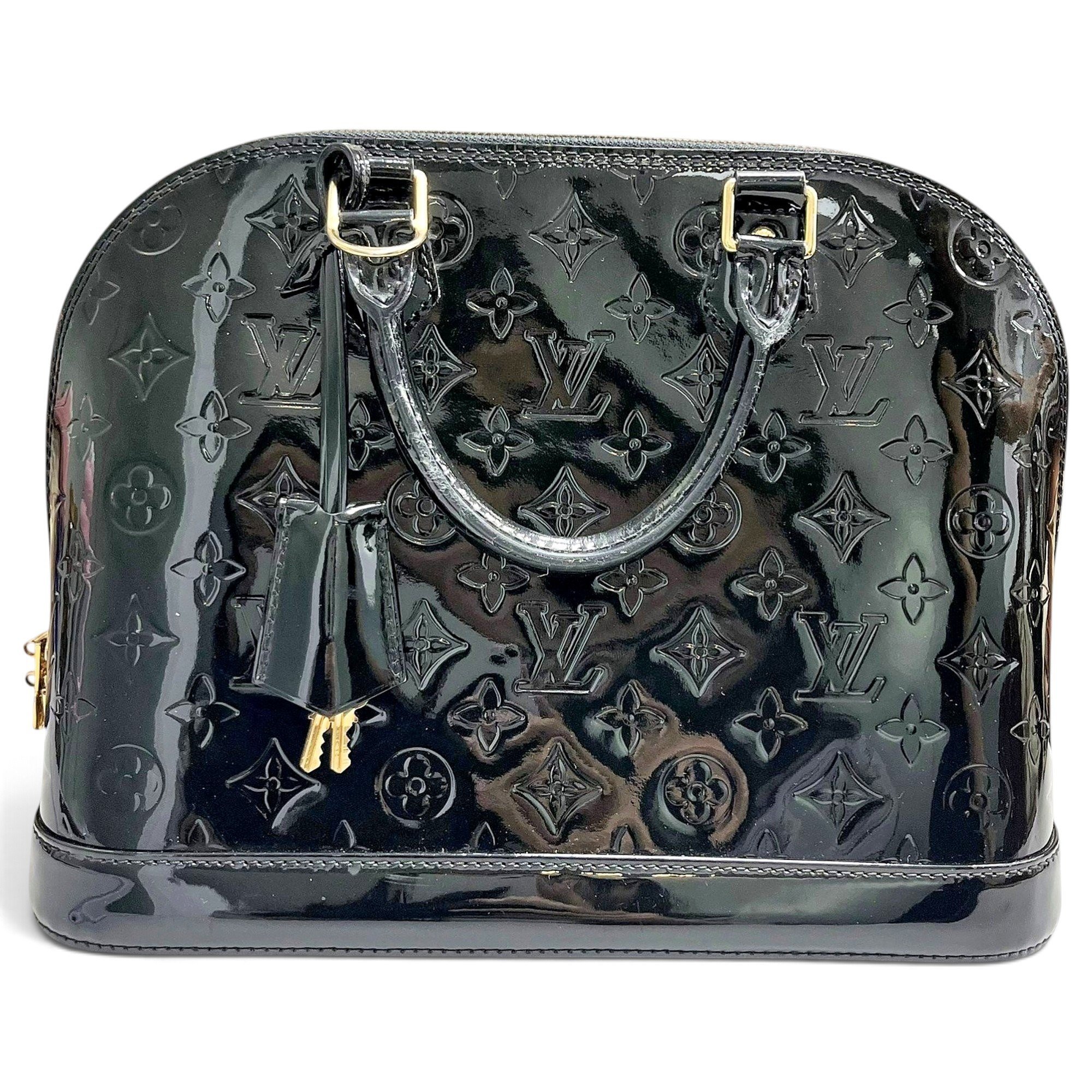 Alma patent leather handbag