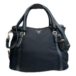 Re-edition leather handbag