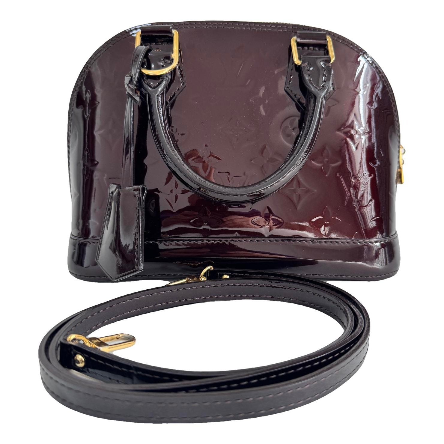 Alma BB patent leather handbag