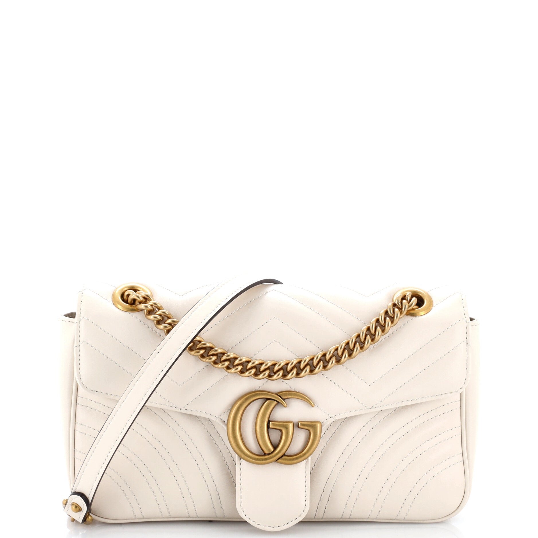 GG Marmont Flap Bag Matelasse Leather Medium