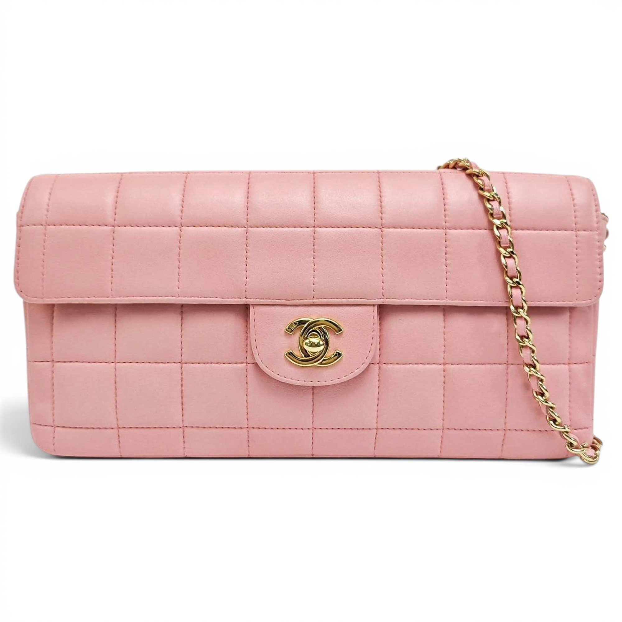 East West Chocolate Bar leather handbag