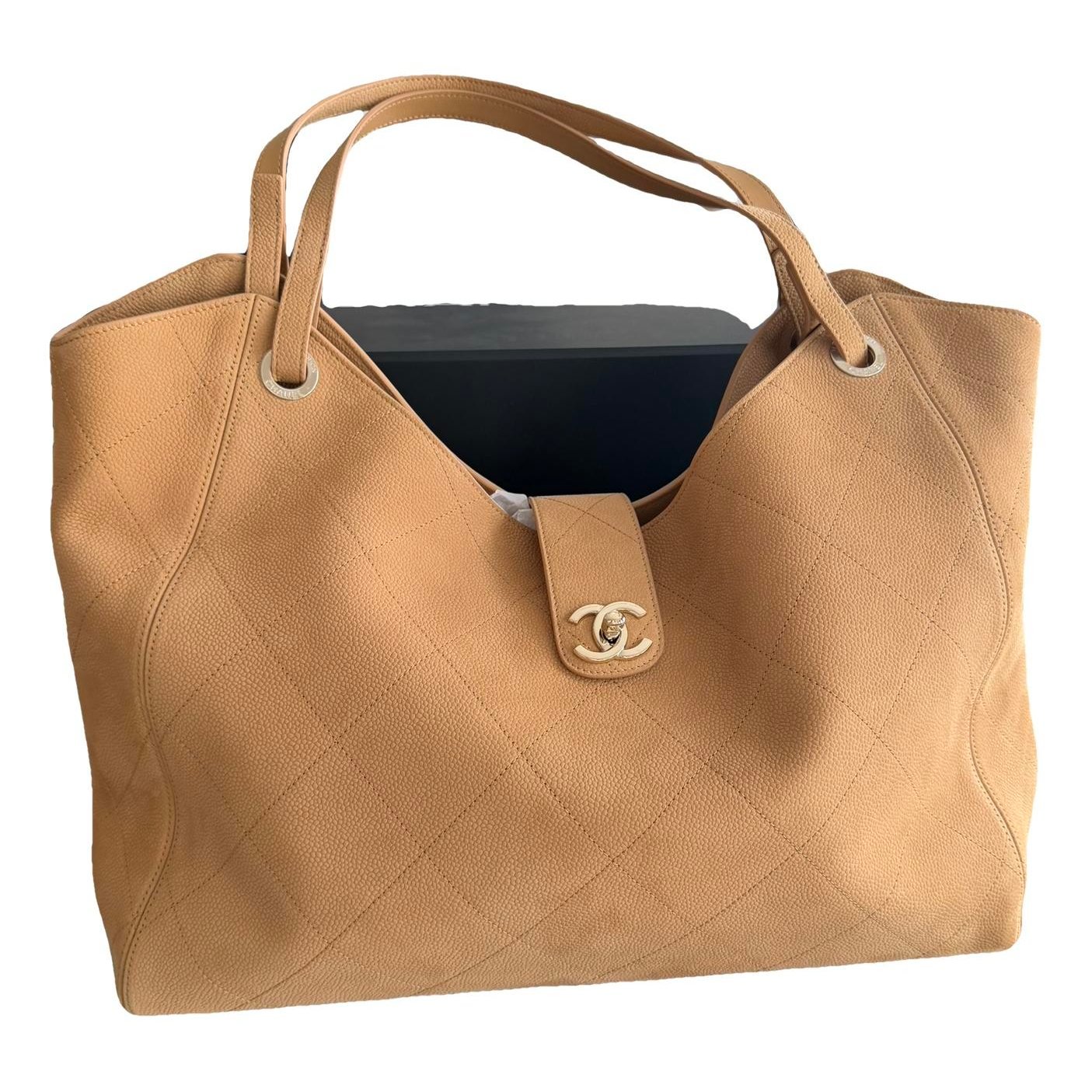 Grand shopping leather tote