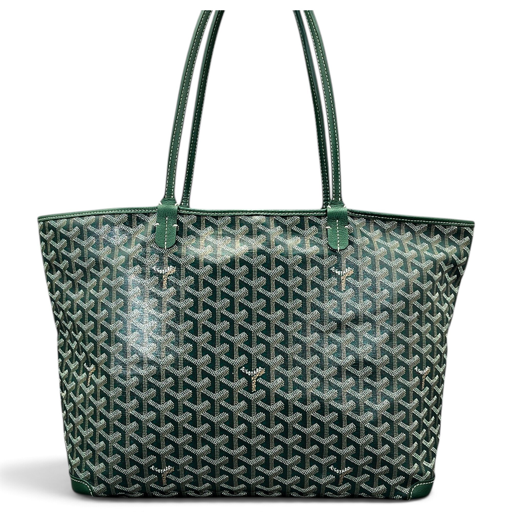Goyard Artois leather handbag